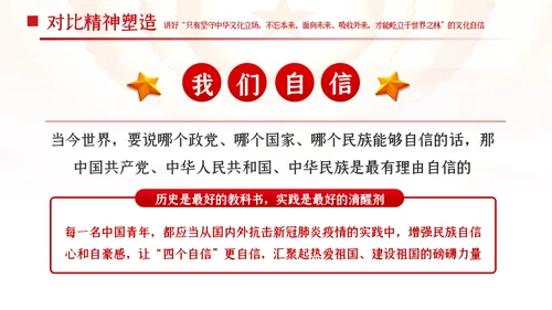 新时代中国青年坚定道路理论制度文化自信PPT党课