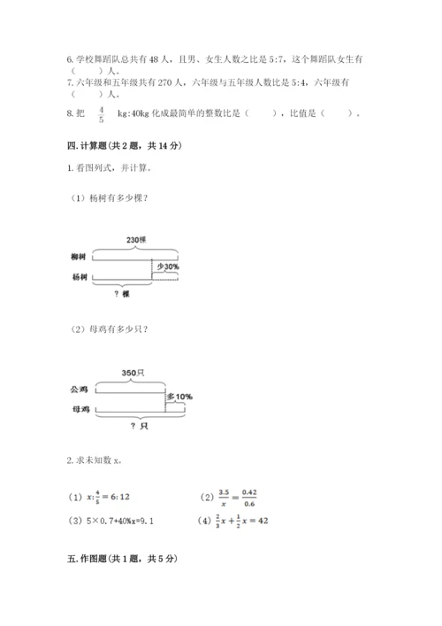 秦安县六年级下册数学期末测试卷有答案.docx