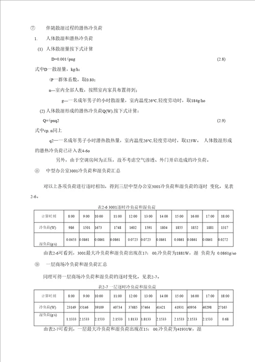 某综合楼暖通空调设计计算书