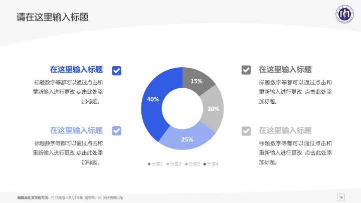福建医科大学课题学术汇报毕业论文答辩通用PPT模板