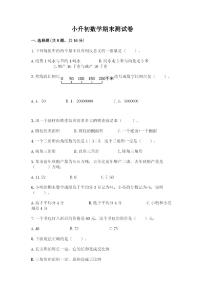 小升初数学期末测试卷最新.docx
