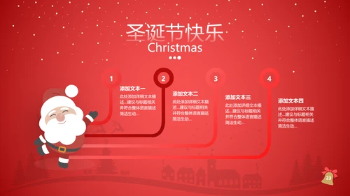 圣诞节快乐创意圣诞组织活动策划方案PPT模板