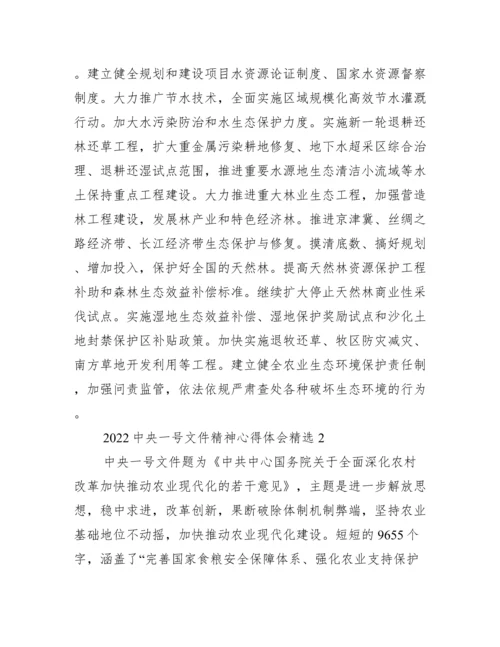 中央一号文件精神心得体会三篇.docx