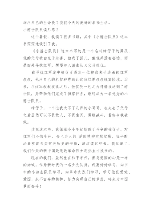 小游击队员读后感.docx