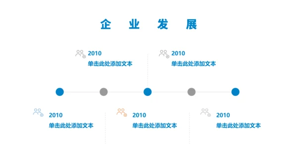 企业发展时间线通用PPT模板