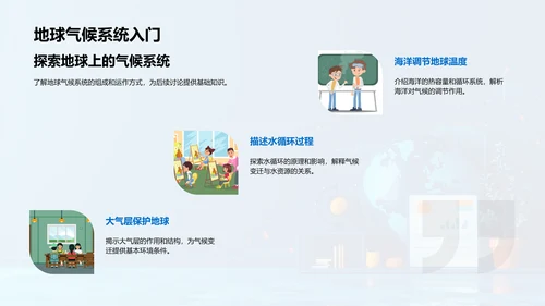 地理气候变迁教学PPT模板