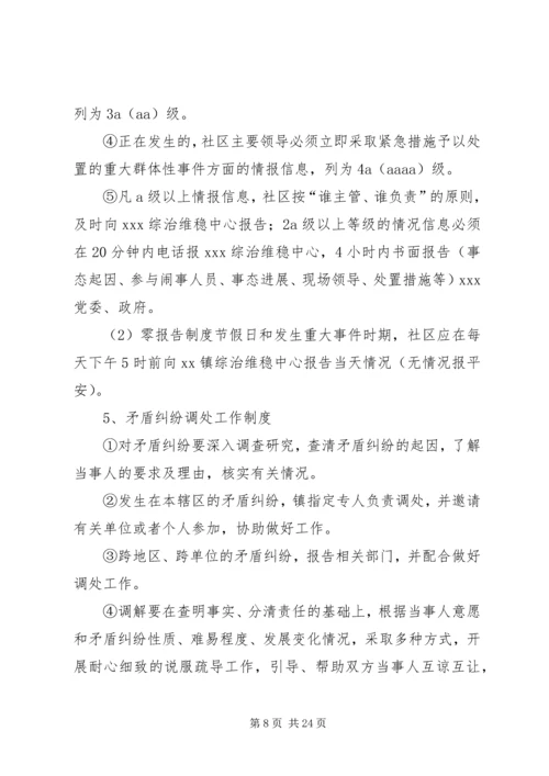 高校校园维稳应急的工作预案.docx