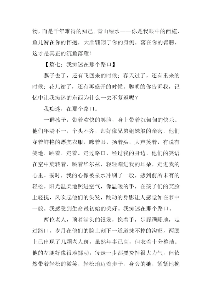 痴迷话题作文.docx