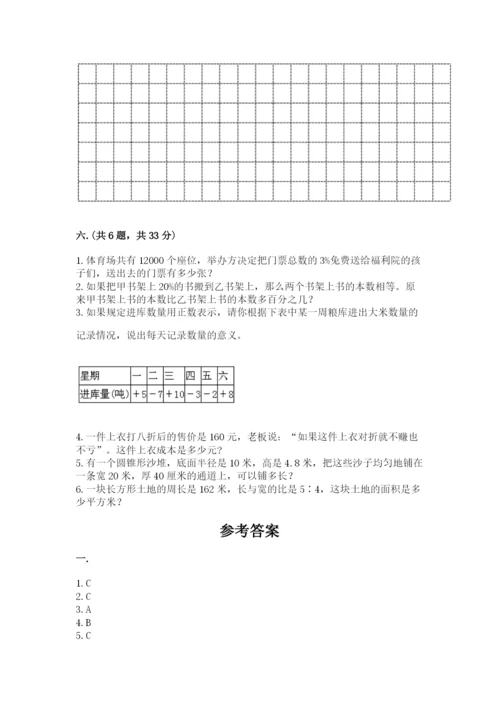 郑州外国语中学小升初数学试卷附答案（培优b卷）.docx