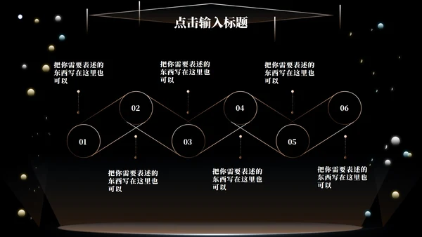黑色科技风竞聘述职PPT模板