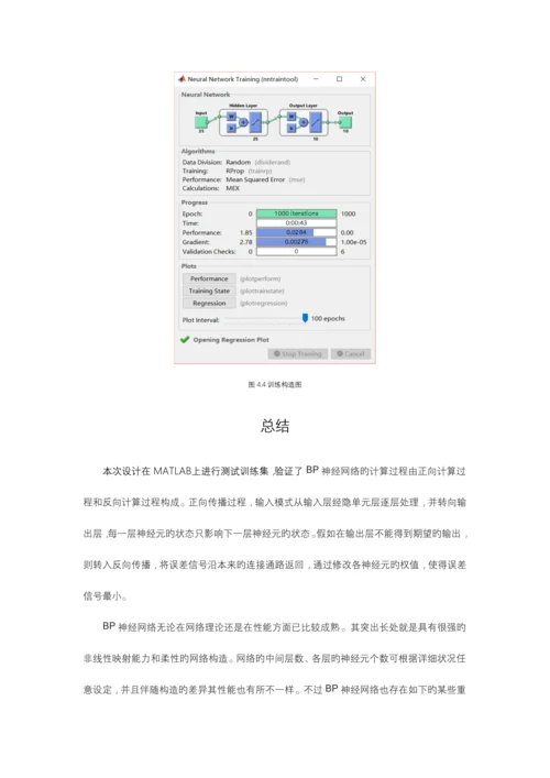 2023年基于BP神经网络的手写数字识别实验报告.docx