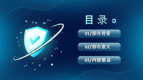 深蓝色科技风网络全面解读新时代的中国网络法治建设白皮书PPT网络安全