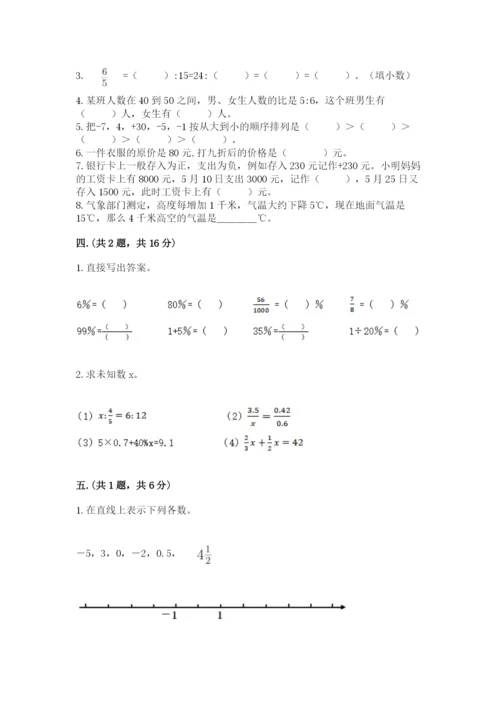 六年级毕业班数学期末考试试卷（易错题）.docx