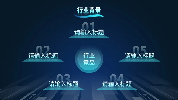 高级未来科技风互联网创新创业计划大赛PPT模板