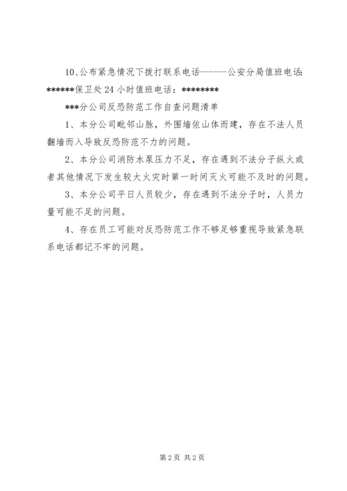 反恐防范工作自查自改情况汇报.docx
