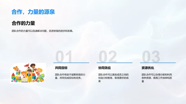 团队合作与班级精神PPT模板