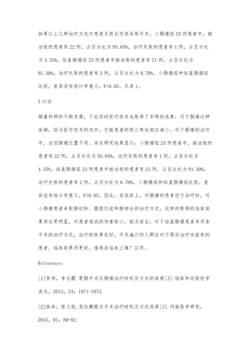 胃肠手术后肠瘘治疗时机及方式的选择袁建保.docx