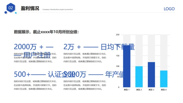 大气的公司介绍宣传通用PPT模板