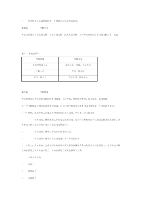 房地产公司的员工绩效考核办法.docx