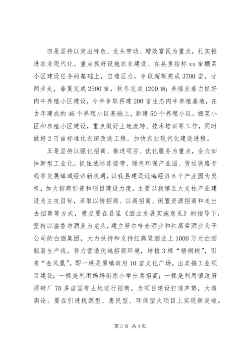 乡镇政府的工作计划范文.docx