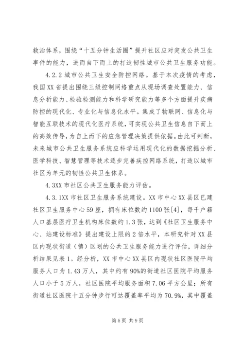 突发公共卫生危机韧性社区规划思考.docx