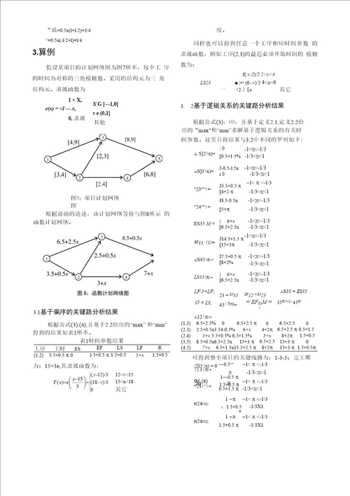 基于结构元的模糊网络关键路问题研究