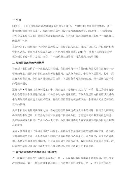 一级政府三级管理体制改革的职权划分.docx