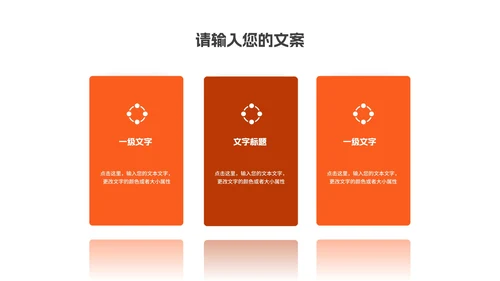 简约风橘色会计专业论文答辩汇报PPT模板