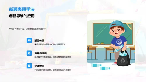 提升小学生绘画技能PPT模板