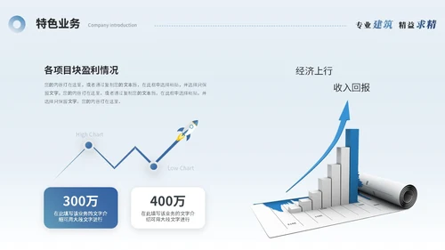 简约商务建筑公司介绍建筑企业介绍ppt模板