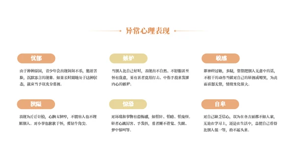 校园心理健康主题教育知识通用PPT模板