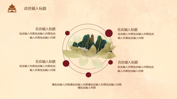 典雅敦煌新中式通用PPT模板