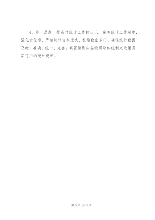 企业统计工作自查报告范文.docx
