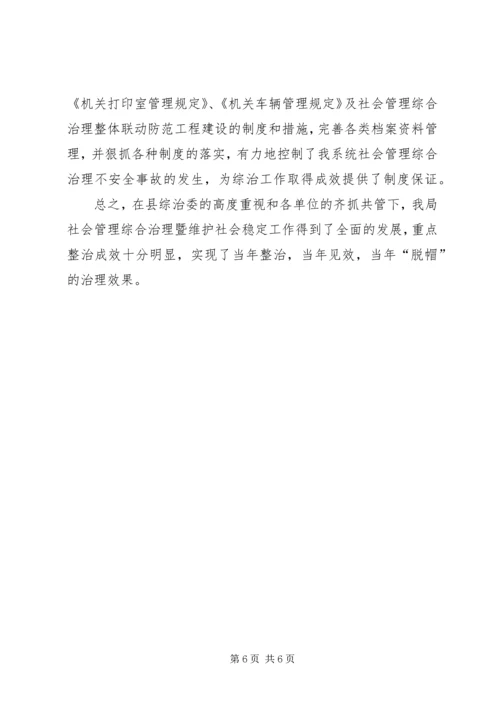 县文化体育旅游局综治工作报告材料.docx