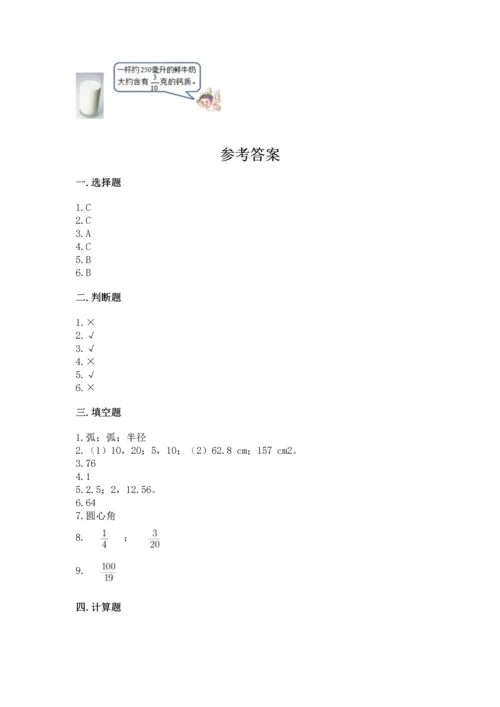 人教版六年级上册数学期末测试卷及答案【夺冠系列】.docx