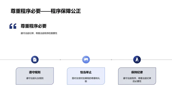 律师法庭礼仪讲座PPT模板