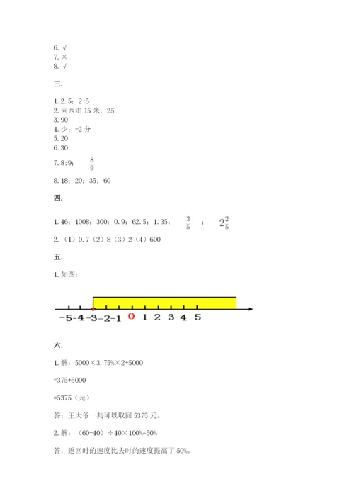 冀教版小升初数学模拟试题含答案【精练】.docx