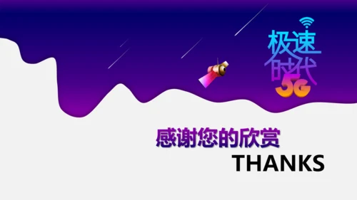 光速网络移动互联网科技通用PPT模板