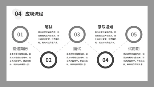 简约创意校园企业团队招聘宣传PPT模板