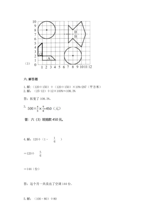 人教版六年级上册数学期末测试卷（必刷）word版.docx