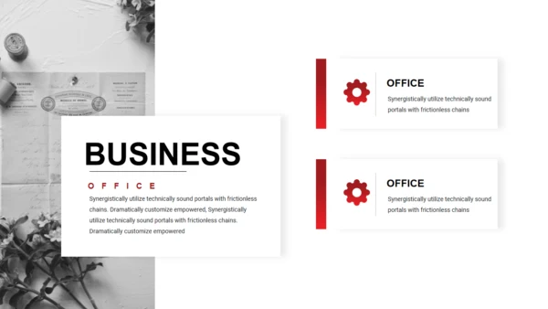 BUSINESS红色系列通用PPT模板