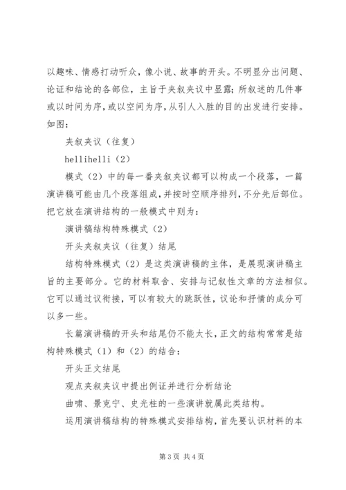 演讲稿结构的安排 (7).docx