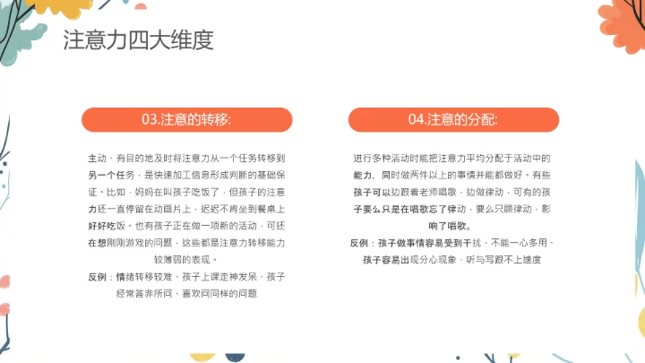 小学探寻专注力的秘密主题家庭教育家长会通用PPT