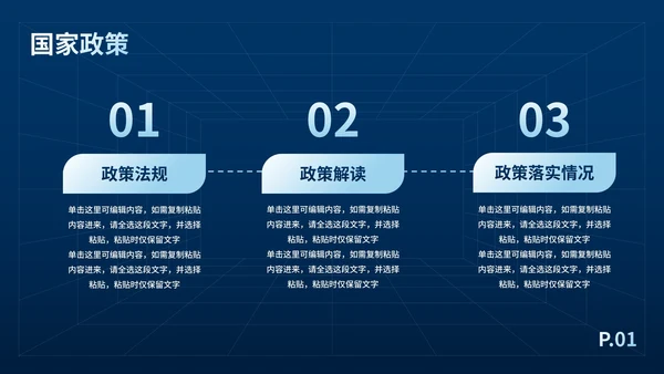 现代高级商务立体城市工作汇报PPT模板