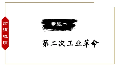 第二单元 第二次工业革命和近代科学文化 复习课件