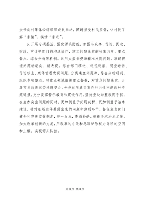 关于农村扶贫领域和农村集体三资管理监督机制建设情况调研材料 (2).docx