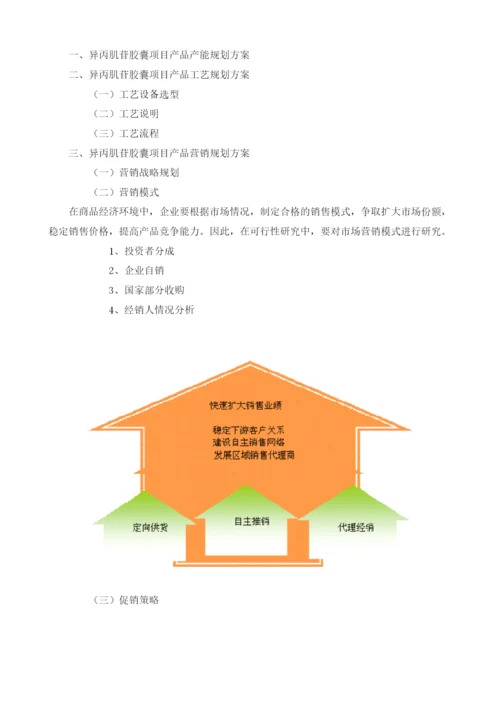异丙肌苷胶囊可行性报告模板.docx