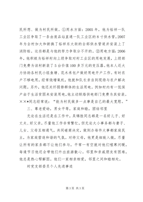 村党支部委员个人先进事迹 (2).docx