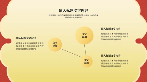红色中国风虎年节日庆典PPT模板
