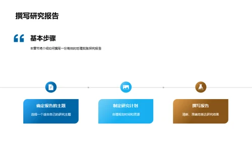 探索地理实践